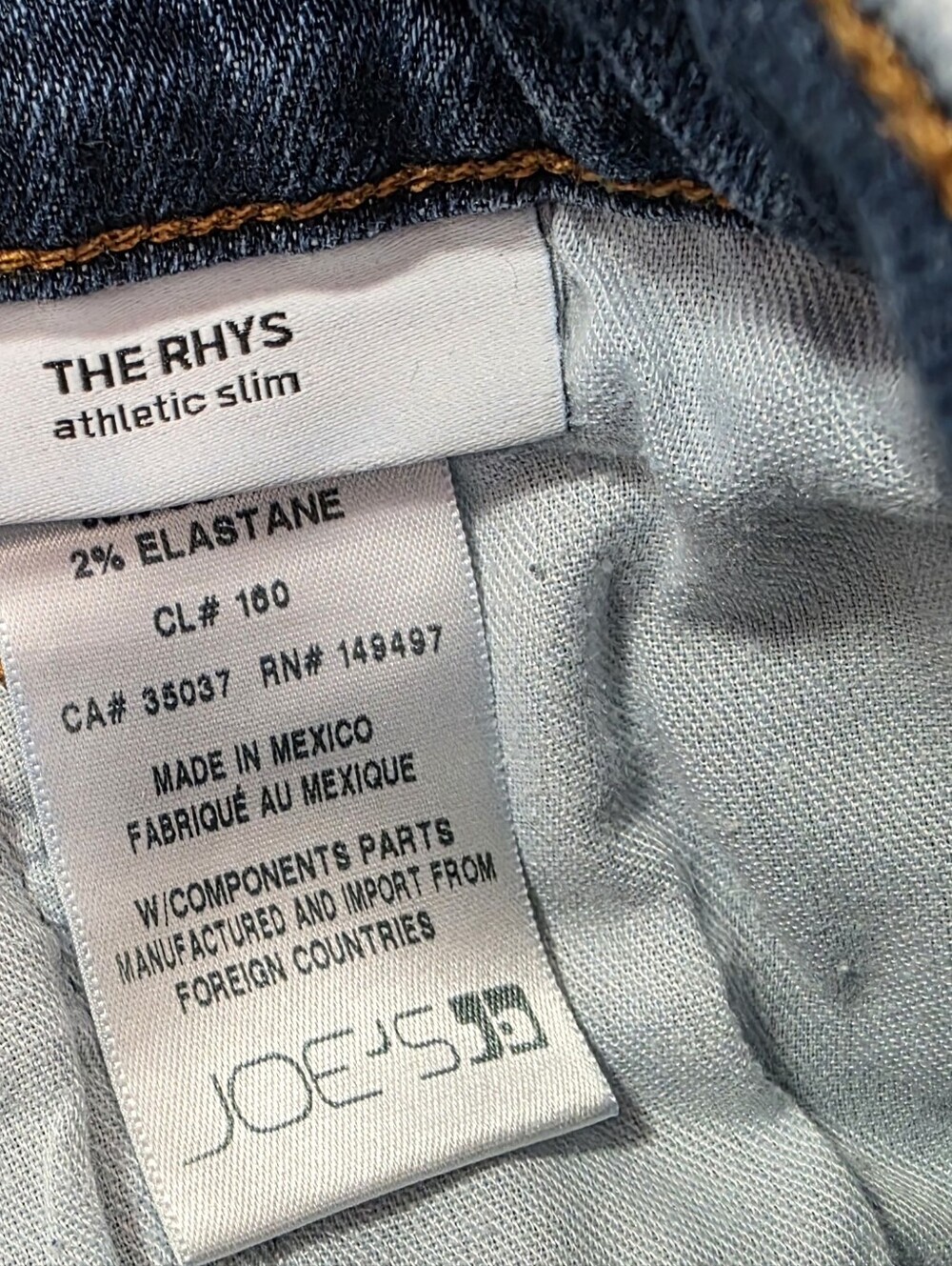 Joe's Jeans The Rhys Athletic Slim Jeans Men's 31x32 Medium Wash Stretch - Picture 10 of 12